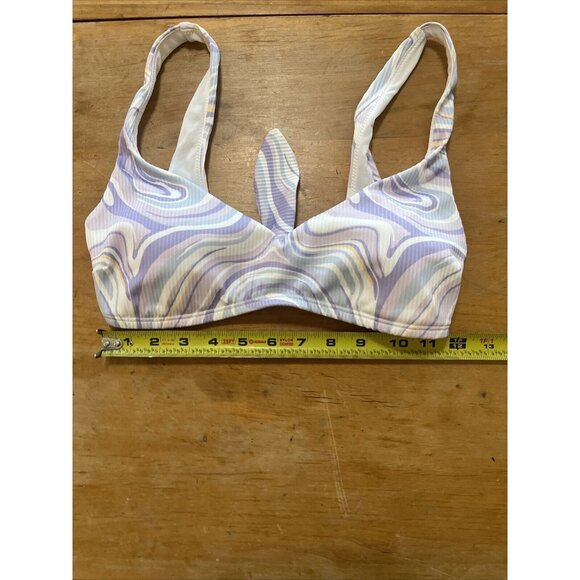 Hollister Swim Top Bikini Small Brand New with Tags Lavender Swirl - Picture 8 of 8
